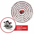 Einhell Professional TP-CS 18/190 Li BL-Solo Akkupyörösaha 18V (Hiiliharjaton) - Akkukäsisirkkelit - 4006825641547 - 3