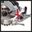 Einhell Professional TP-CS 18/190 Li BL-Solo Akkupyörösaha 18V (Hiiliharjaton) - Akkukäsisirkkelit - 4006825641547 - 6