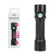 Alumiininen PNI Adventure F200 kaksois-LED-taskulamppu, 4000 mAh akku ja mikro-USB-portti, 3 LEDiä suurella aukolla ja yksi tarkennuksella, molemmissa 3 tehotasoa - PNI tuotteet - 5949066525797 - 1