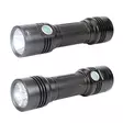 Alumiininen PNI Adventure F200 kaksois-LED-taskulamppu, 4000 mAh akku ja mikro-USB-portti, 3 LEDiä suurella aukolla ja yksi tarkennuksella, molemmissa 3 tehotasoa - PNI tuotteet - 5949066525797 - 6