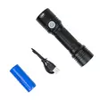 Alumiininen PNI Adventure F200 kaksois-LED-taskulamppu, 4000 mAh akku ja mikro-USB-portti, 3 LEDiä suurella aukolla ja yksi tarkennuksella, molemmissa 3 tehotasoa - PNI tuotteet - 5949066525797 - 7