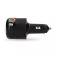 Autolaturi | 60 W | 2.4 / 3.0 A | Lähtöliitäntöjen määrä: 3 | Portin tyyppi: USB-A / USB-C | USB-C sisäänvedettävä kaapeli | 0.70 m | Automaattinen Jännitteen Valinta - Autolaturit - 5412810473687 - 15