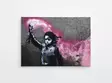 Banksy Multivärinen Koristeellinen Kangastaulu 70x100 cm - Puukehys 2x3 cm - 50% Puuvilla/50% Polyesteri - Taulut ja kehykset - 8683342478557 - 4