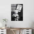 Banksyn Monivärinen Koristeellinen Karkaistu Lasi Maalaus 45x65 cm - Taide, Kestävyys ja Eleganssi Yhdessä - Taulut ja kehykset - 8683742854647 - 4