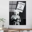 Banksyn Monivärinen Koristeellinen Karkaistu Lasi Maalaus 45x65 cm - Taide, Kestävyys ja Eleganssi Yhdessä - Taulut ja kehykset - 8683742854647 - 2
