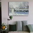 Claude Monet - Monivärinen Koristeellinen Canvas-taulu 70x100 cm, 100% Canvas ja Mäntykehys - Taulut ja kehykset - 8683342782197 - 2