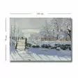 Claude Monet - Monivärinen Koristeellinen Canvas-taulu 70x100 cm, 100% Canvas ja Mäntykehys - Taulut ja kehykset - 8683342782197 - 3