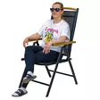 Comfort Säädettävä Puutarhatuoli - Kevyt Alumiinirunko & 7-Asentoa - Puutarhatuolit ja sohvat - 6438168118147 - 2