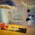 Halloween venyvä hämähäkinseitti 4x6m + 32 mustaa hämähäkkiä juhlakoriste sisä- ja ulkokäyttöön - Juhlakoristeet - 8720573261647 - 5