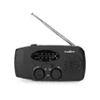 Hätäradio | Pöytämalli | AM / FM | Akkukäyttöinen / Käsiveivi / USB Virta | Musta - Radiot ja MP3/4-soittimet - 5412810471447 - 11