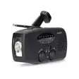 Hätäradio | Pöytämalli | AM / FM | Akkukäyttöinen / Käsiveivi / USB Virta | Musta - Radiot ja MP3/4-soittimet - 5412810471447 - 41