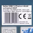 HDMI 1.4 Premium -jakaja 8 portilla HDCP 4Kx2K - PNI tuotteet - 5949066510557 - 6