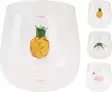 Juomalasi koristeella 400ml, flamingo/palmu/ananas, 3 kpl - Kotitaloustavarat - 8721037371827 - 1