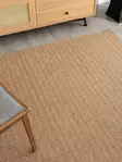 Juutti Matto 160x230 cm - Antibakteerinen, Kuivapesu, 8 mm Paksuus, 1800 gr/m², Ruskea, Tyylikäs ja Mukava - Suuret ja keskikokoiset matot - 8684282602477 - 4