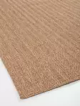 Juutti Matto 160x230 cm - Antibakteerinen, Kuivapesu, 8 mm Paksuus, 1800 gr/m², Ruskea, Tyylikäs ja Mukava - Suuret ja keskikokoiset matot - 8684282602477 - 5