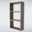 Käsintehty Seinä Hylly 100% Kuusipuuta, Pähkinänvärinen, 30x60x9 cm, Moderni-Rustiikki, Asennusvalmis - Seinähyllyt - 8681875503517 - 5