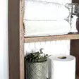 Käsintehty Seinä Hylly 100% Kuusipuuta, Pähkinänvärinen, 30x60x9 cm, Moderni-Rustiikki, Asennusvalmis - Seinähyllyt - 8681875503517 - 3