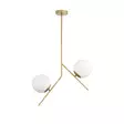 Kattokruunu, kulta, 74 cm korkea, kestävä, tyylikäs - Katto- ja seinävalaisimet - 8684283356317 - 1