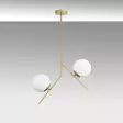 Kattokruunu, kulta, 74 cm korkea, kestävä, tyylikäs - Katto- ja seinävalaisimet - 8684283356317 - 5