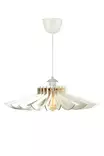 Kattokruunu, valkoinen, 52 cm halkaisija, säädettävä, elegantti - Katto- ja seinävalaisimet - 8682870861527 - 4