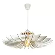 Kattokruunu, valkoinen, 52 cm halkaisija, säädettävä, elegantti - Katto- ja seinävalaisimet - 8682870861527 - 1