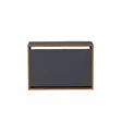 Kenkäkaappi Oslo Anthracite - Tyylikäs ja Kestävä Säilytysratkaisu, 100% Melamiinipinnoitettu, 60x42x30 cm - Kenkäkaapit - 8684282333647 - 1
