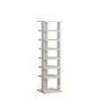 Kenkäkaappi Valkoinen 100% Melamiinipinnoitettu Lastulevy 18mm 29,6x110x29,6cm Useita Hyllyjä Lisäsäilytystilaa - Kenkäkaapit - 8684283803477 - 1