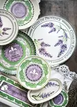 Keraaminen Jälkiruokalautasetti (6 kpl) - Lilac - 100% Keraaminen - Astianpesukoneen Kestävä - 19x19x2 cm - Lautaset - 8684283616947 - 5