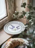 Keraaminen Jälkiruokalautasetti (6 kpl) - Lilac - 100% Keraaminen - Astianpesukoneen Kestävä - 19x19x2 cm - Lautaset - 8684283616947 - 2
