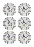 Keraaminen Jälkiruokalautasetti (6 kpl) - Lilac - 100% Keraaminen - Astianpesukoneen Kestävä - 19x19x2 cm - Lautaset - 8684283616947 - 1