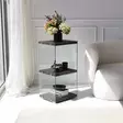Kirjahylly Anthrasitti 100% Karkaistu Lasi 100% Massiivipuu 40x80x35 cm Helppo Kokoaminen Tyylikäs ja Kestävä - Kirjahyllyt - 8684282402497 - 2