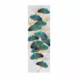 Koristeellinen kangasmaalaus, kulta vihreä valkoinen beige, 30 x 90 cm, kestävä, laadukas, elegantti - Taulut ja kehykset - 8683743825707 - 6