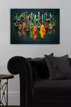 Koristeellinen kangasmaalaus, monivärinen, 50 x 70 cm, kestävä, elegantti - Taulut ja kehykset - 8681875737097 - 3