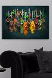 Koristeellinen kangasmaalaus, monivärinen, 50 x 70 cm, kestävä, elegantti - Taulut ja kehykset - 8681875737097 - 2
