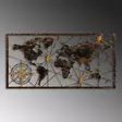 Koristeellinen metallinen seinäkoriste, monivärinen, 120 cm x 60 cm, kestävä, ainutlaatuinen - Koristeet, koriste-esineet - 8683743851577 - 6
