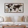 Koristeellinen metallinen seinäkoriste, monivärinen, 120 cm x 60 cm, kestävä, ainutlaatuinen - Koristeet, koriste-esineet - 8683743851577 - 5