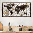 Koristeellinen metallinen seinäkoriste, monivärinen, 120 cm x 60 cm, kestävä, ainutlaatuinen - Koristeet, koriste-esineet - 8683743851577 - 2