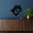 Koristeellinen Metallinen Seinäkoriste, Musta, 54x54 cm, 100% Metalli, Tyylikäs ja Kestävä Sisustuselementti - Koristeet, koriste-esineet - 8684282474487 - 4