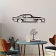 Koristeellinen Metallinen Seinäkoriste, Musta, 70x18 cm, Helppo Asennus, Tyylikäs ja Kestävä Sisustuselementti - Koristeet, koriste-esineet - 8683743841837 - 2