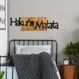 Koristeellinen puinen seinäkoriste, vaalea pähkinäpuu, 108 x 3 x 30 cm, kestävä, ainutlaatuinen - Koristeet, koriste-esineet - 8683342260787 - 4