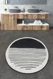 Kylpyhuonematto, monivärinen, 100 x 100 cm, pehmeä, antibakteerinen - Kylpyhuonematot ja kosteantilan matot - 8683743316977 - 1