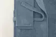 Kylpytakkisetti (2 osaa), sininen, S / M, 50 x 90 cm, kestävä, pehmeä, helppohoitoinen - Pyyhkeet ja kylpytakit - 8683743314607 - 6