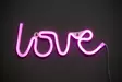 Led Love lämmin pinkki - Valokoristeet ja valohahmot - 6410416480817 - 1