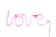 Led Love lämmin pinkki - Valokoristeet ja valohahmot - 6410416480817 - 2