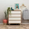 Lipasto, valkoinen tammi, 70 cm leveä, 86 cm korkea, 40 cm syvä, tilava, seinäkiinnitysmahdollisuus - Lipastot ja senkit - 8681875126747 - 2