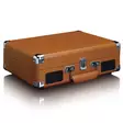 Classic Phono matkalaukku levysoitin, jossa on 2 sisäänrakennettua kaiutinta | Brown - Levysoittimet ja neulat - 8711902038177 - 26