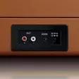 Classic Phono matkalaukku levysoitin, jossa on 2 sisäänrakennettua kaiutinta | Brown - Levysoittimet ja neulat - 8711902038177 - 46