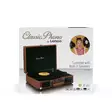 Classic Phono matkalaukku levysoitin, jossa on 2 sisäänrakennettua kaiutinta | Brown - Levysoittimet ja neulat - 8711902038177 - 66