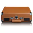 Classic Phono matkalaukku levysoitin, jossa on 2 sisäänrakennettua kaiutinta | Brown - Levysoittimet ja neulat - 8711902038177 - 12