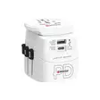 Matkasovitin 3-napainen maadoitettu, integroitu pikalataus 45 watin PD-USB-laturi (1 x USB C & 1 x USB). - Matka-adapterit - 7640166329107 - 11